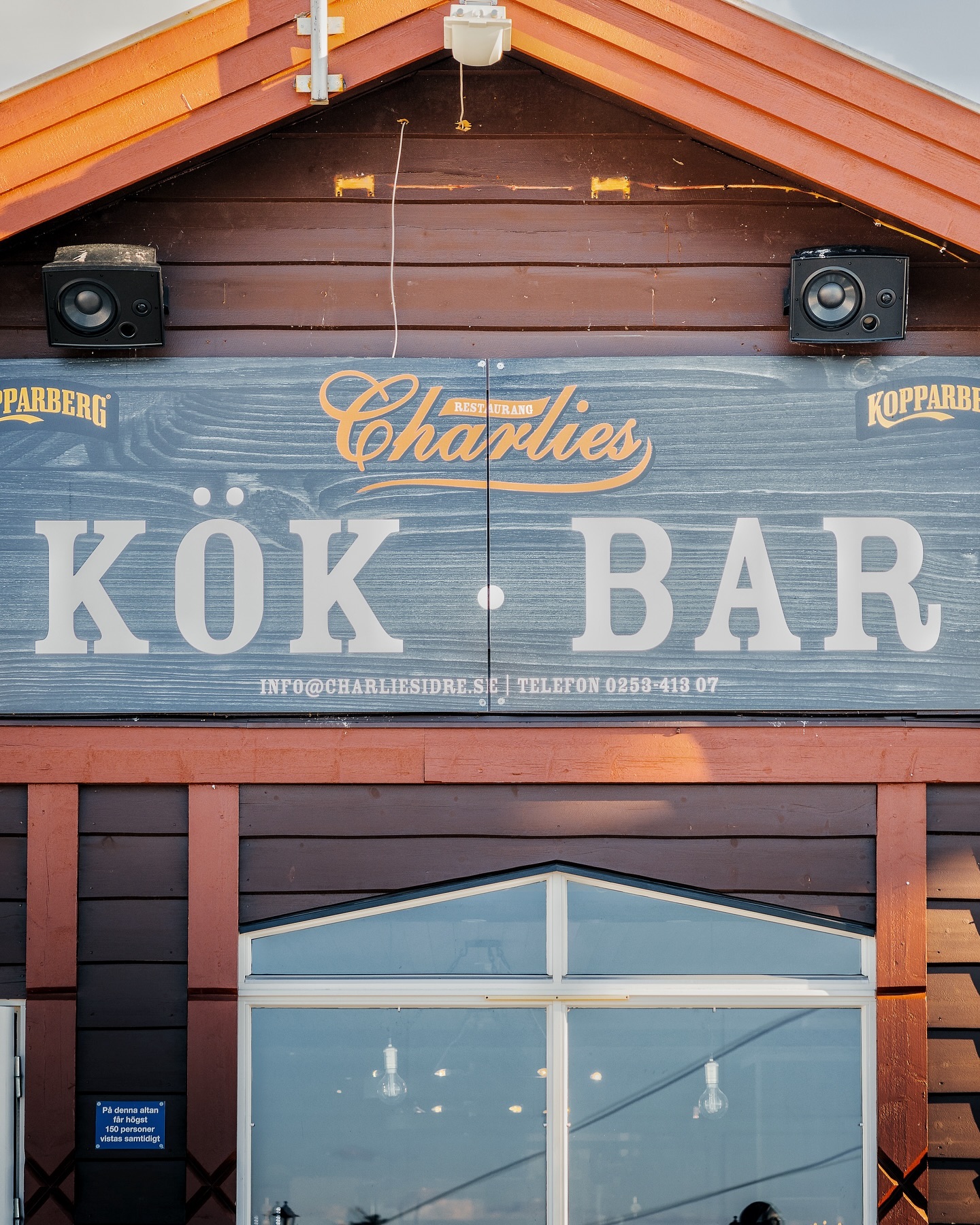 Charlies fasad i Västbacken på Idre Fjäll